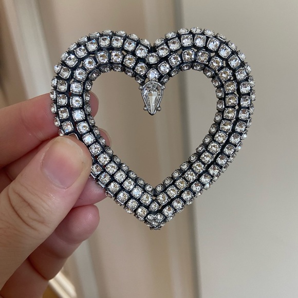 Balenciaga crystal heart earrings - Picture 3 of 11